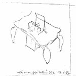 La casa più bella del mondo (dessin plume sur papier 30x20cm)