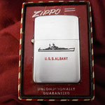 USS ALBANY CA-123 #1 (STEEL CASE) KOREAN WAR ERA CIRCA 1952