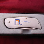 ROADWAY EXPRESS SAFETY ACHEIVEMENT ZIPPO KNIFE 1980's