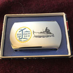 USS JOUETT DLG-29 ZIPPO BUCKLE VIETNAM ERA CIRCA 1965-1966