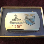 USS McCloy DE-1038 ZIPPO BUCKLE VIETNAM ERA CIRCA 1965-66