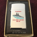 USS JOHN S. McCAIN DDG-36  PLANKOWNER T&C VIETNAM ERA 1969