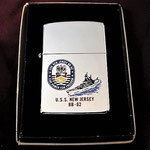 USS NEW JERSEY BB-62  REENLISTMENT DATED 1989