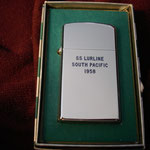 SS LURLINE SOUTH PACIFIC  (SLIM) CIRCA 1958