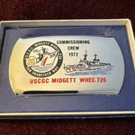 USCGC MIDGETT WHEC-725 COMMISSIONING CREW 1972 VIETNAM ERA DATED 1972