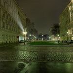 Der Schillerplatz mit Blick in Richtung Burggarten