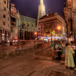 Der Stephansdom vom Graben/Ecke Spiegelgasse aus gesehen