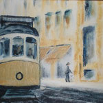 Lisboa tram, 2009, 20x40cm