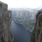 La vue sur les fjords