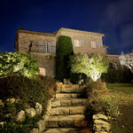 Villa am Abend
