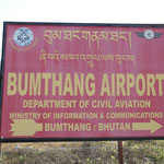 Neuer Flughafen von Bumthang