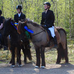 Emma och Bjálki på påsktölt 2011