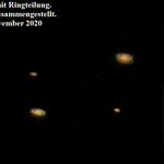 Saturn mit Ringteilung. 28 Nov 2020