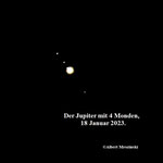 Jupiter - 4 Monde.18 Januar 2023