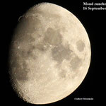 Mond zunehmend. 16 September 2021