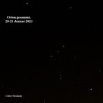 Orion gesammt. 20-21 Januar 2023