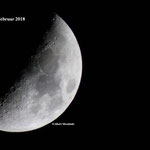 Mond am 22 Februar 2018