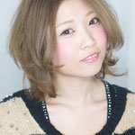 2014秋冬スタイル ヘルシーカラーでツヤと柔らかさを際立たせて hair make photo 望月堅造