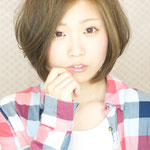 エルジューダエマルジョン＋（洗い流さないトリートメント）を使用した作品　hair make photo 望月堅造