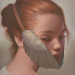 THE DEAD BIRD RITUAL NO.116 • 30x24 CM • OIL ON CANVAS • 2023