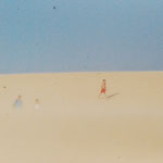 im Sandsturm von Corralejo