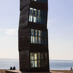 Kunstwerk am Strand 