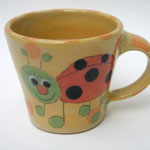 Kindertasse Mini "Marienkäfer" / Artikel - Nr. 5031 / 14,- €  ( H 7 cm ∅ 7,5 cm, 170 ml)