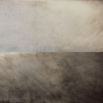 „horizont #008“, 2001, 140x100x5cm, Aluminium