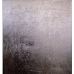 "o.T.", 2008, 80x120cm, Acrylfarbe auf Molino, Blatt-Aluminium