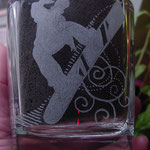 Whiskeyglas "Snowboarder"