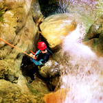 beau rappel arrosé - canyon du Versoud - Isère