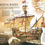 Reconstruction of Christopher Columbus' Ship "Santa Maria"