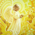 light at the angel, 40x50cm, 2012,Oel auf Leinwand