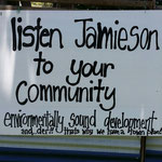 listen Jamieson - a plea or a command - with a great font
