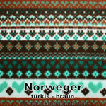 Norweger in türkis - braun