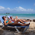 Die Girls am relaxen