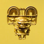 Jahrhunderte alte Goldfigur 
