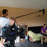 Ines Kosin beim Dreh mit dem NDR
