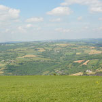 Panorama direction Nord depuis le Puech