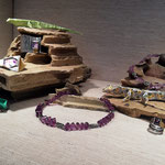 große Vitrine, Amethyst