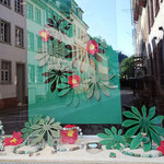 Schaufenster Leyergasse, Jade