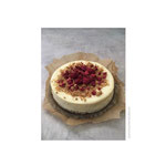 Cheesecake mit gefriergetrockneten Himbeeren & Crumble
