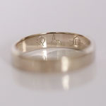 Eheringe 14 kt Weissgold mit Innengravur