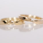Eheringe 14 kt Gelbgold Möbiusband