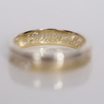 Eheringe 14 kt Gelbgold mit Innengravur