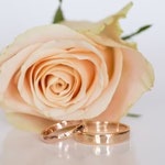 Eheringe 14 kt Rotgold