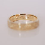 Eheringe 14 kt Gelbgold mit Innengravur