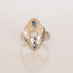 Eheringe 14 kt Weissgold graviert