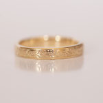 Eheringe 14 kt Gelbgold graviert