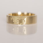 Eheringe 14 kt Gelbgold graviert Weltring